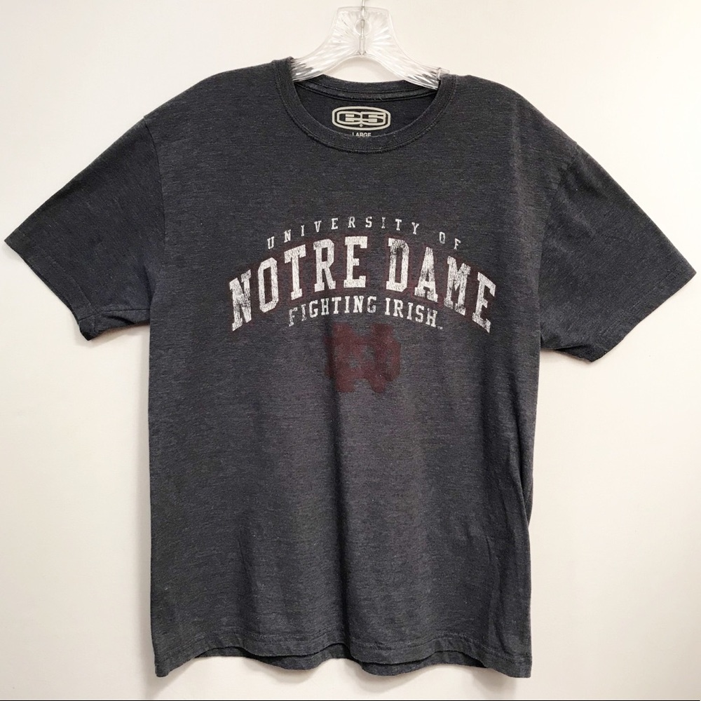 E5 Men’s University of Notre Dame Short Sleeve Tee Size‎ Large Fighting Irish